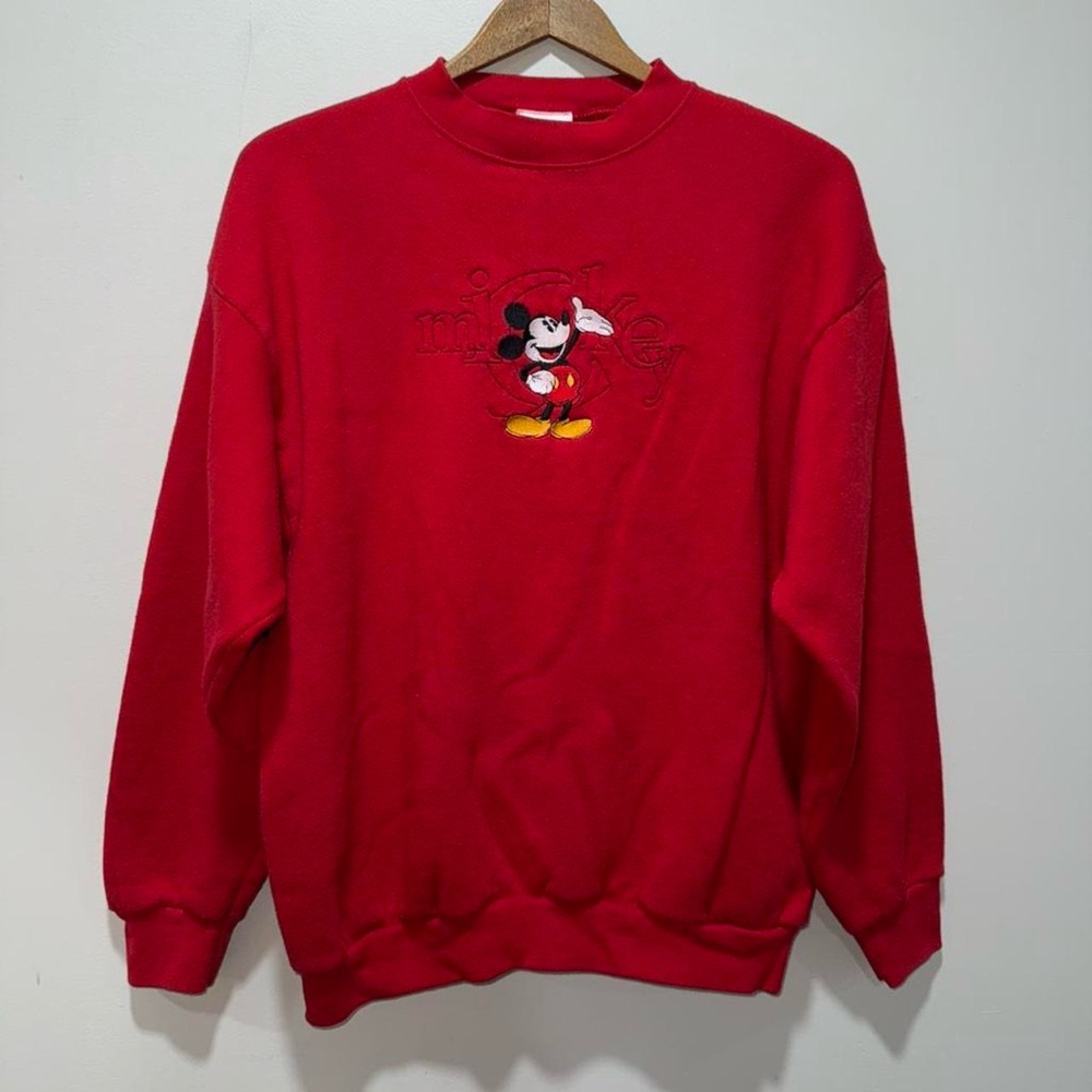 Red Mickey Mouse Sweater